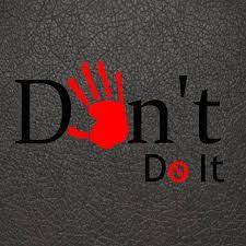 Don't Do it - Friday 10/24/2025